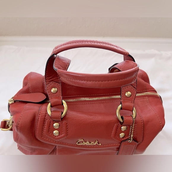 Coach Ashley Satchel f19247 Vermillion - Picture 2 of 9